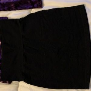 Black Charlotte Russe Bodycon Skirt